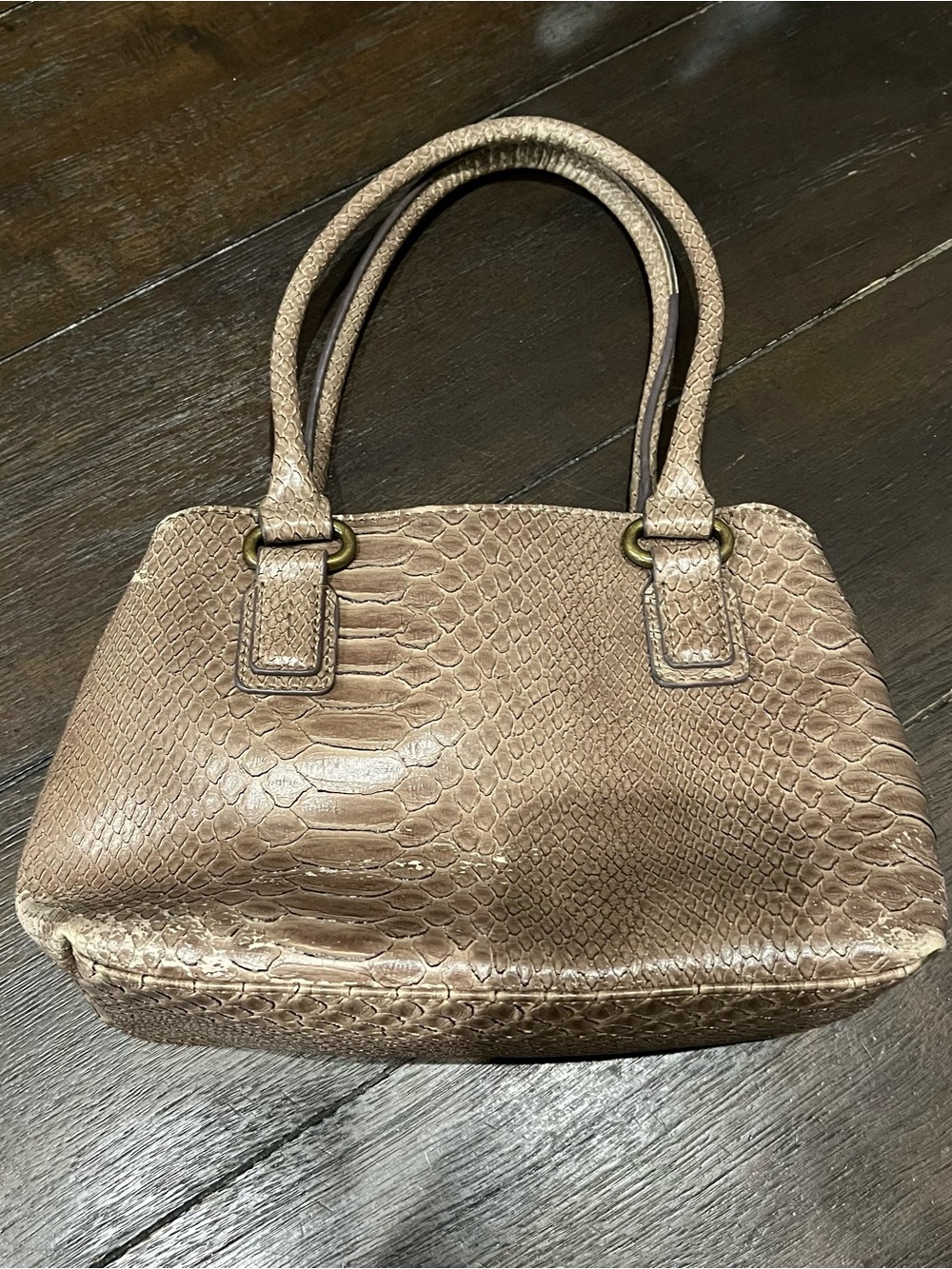 Vintage Liz Claiborne Snake Skin Bag